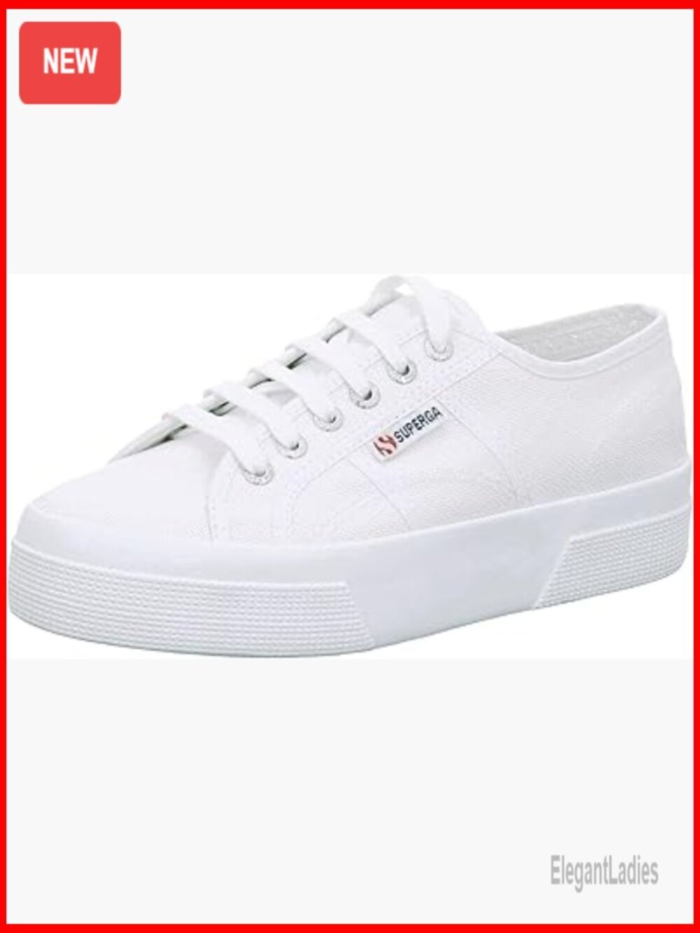 Platform Sneakers in Cotton Canvas with Vulcanized Rubber Sole
